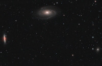 Messier 81 , 82 and NGC 3077