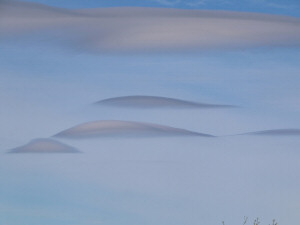 Strange clouds